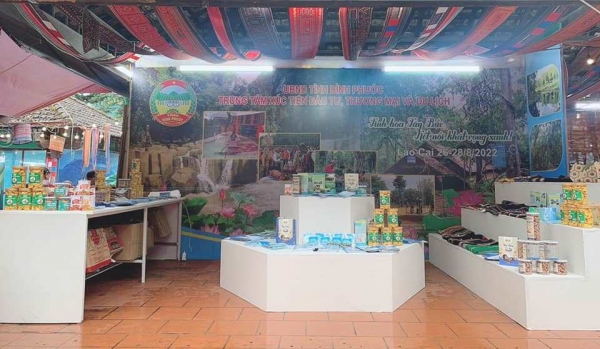 Bình Phước tham gia Festival "Tinh hoa Tây Bắc" năm 2022 tại tỉnh Lào Cai.