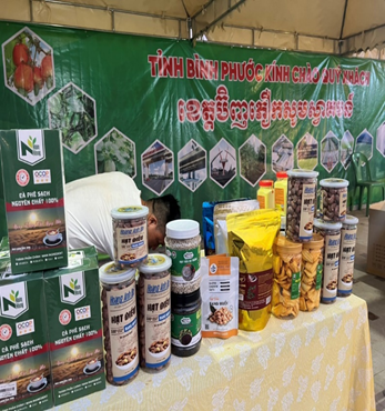 Binh Phuoc participates in the Khmer New Year Chol Chnam Thmay Fair in Mondulkiri Province - Cambodia.