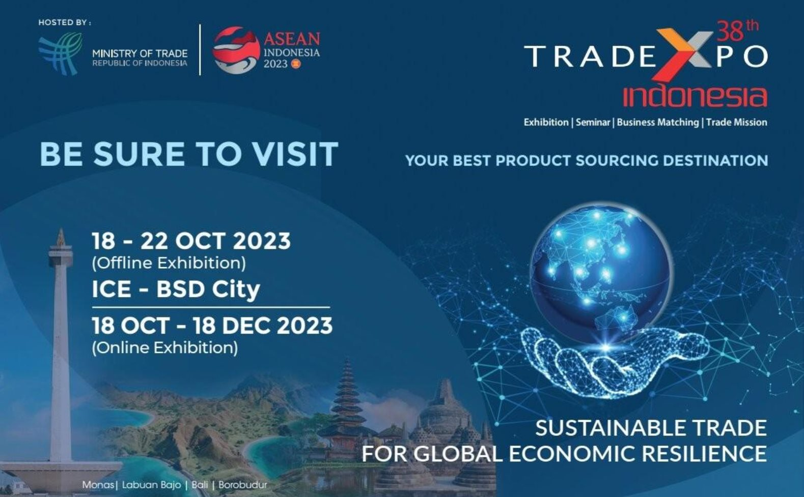 Mời gọi doanh nghiệp tham gia Triển lãm TEI tại Indonesia